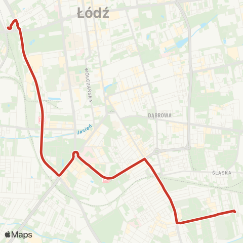 MPK Łódź  map