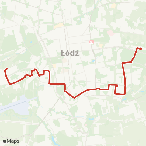 MPK Łódź  map