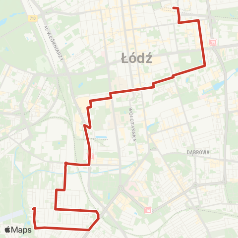 MPK Łódź  map
