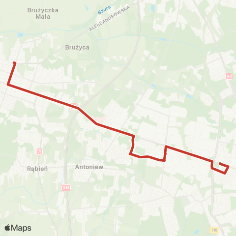 MPK Łódź  map