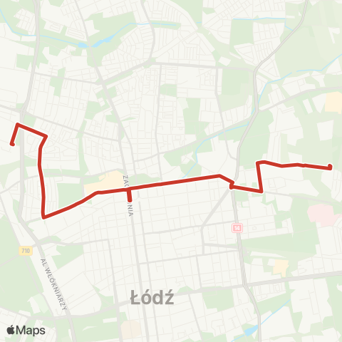 MPK Łódź  map