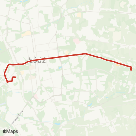 MPK Łódź  map
