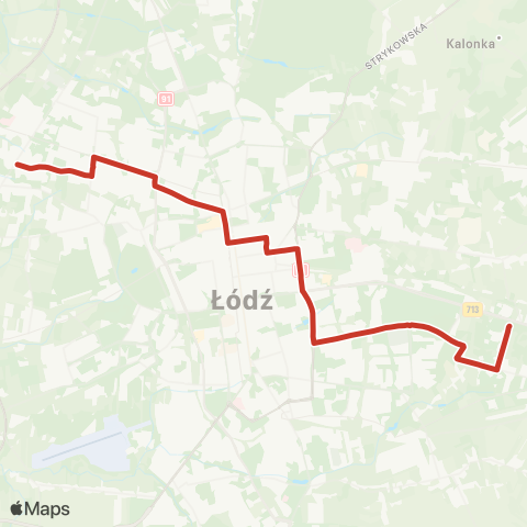 MPK Łódź  map