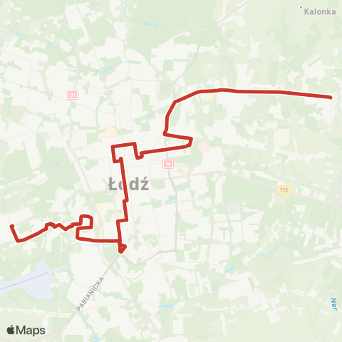 MPK Łódź  map