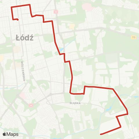MPK Łódź  map
