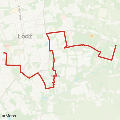 MPK Łódź  map