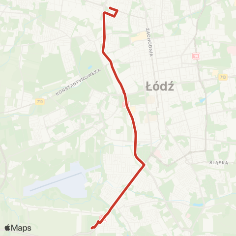 MPK Łódź  map