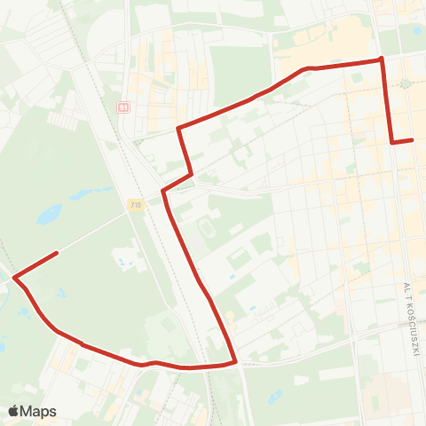 MPK Łódź Piotrkowska-Łódzka Inf. Turystyczna-Konstantynowska-ZOO Orientarium map