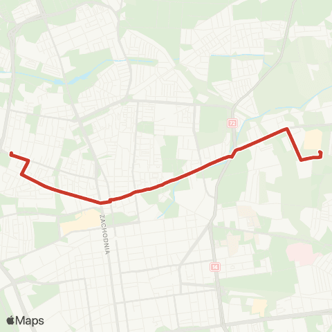 MPK Łódź Sikawa Centrum Handlowe-Zachodnia-Manufaktura map
