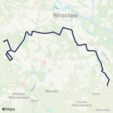 MPK Wrocław  map