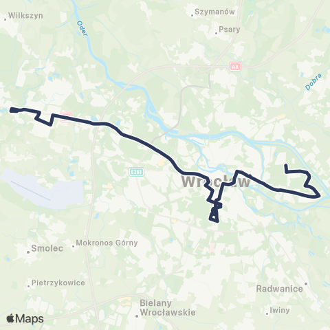 MPK Wrocław  map