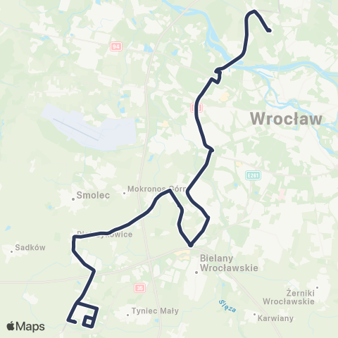 MPK Wrocław  map