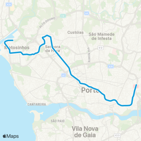 Metro do Porto - map