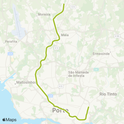 Metro do Porto - map