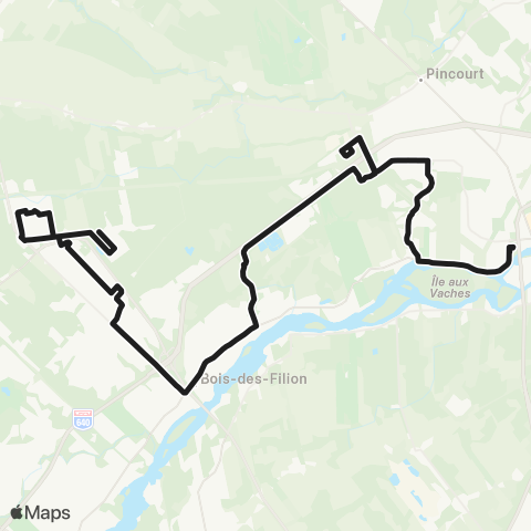 exo Terrebonne-Mascouche Terrebonne - Secteur Ouest map