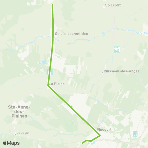 MRC de Montcalm Saint-Lin-Laurentides - Terrebonne map