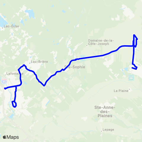 MRC de Montcalm St-Lin-Laurentides-Ste-Sophie - St-Jérôme map