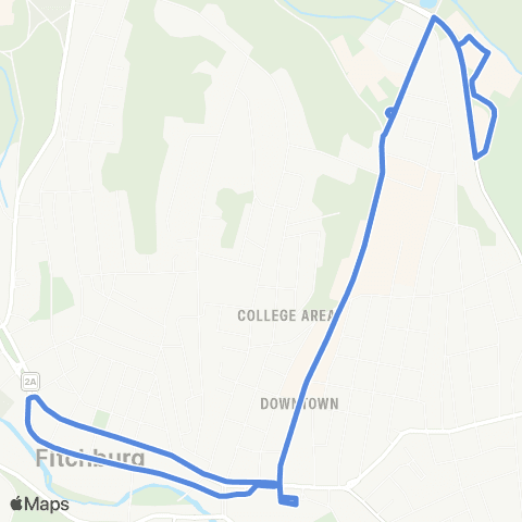 MART FSU Shuttle map