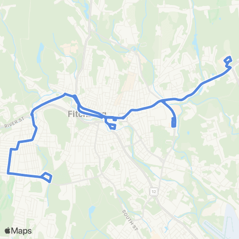 MART Fitchburg 5 & 7 map