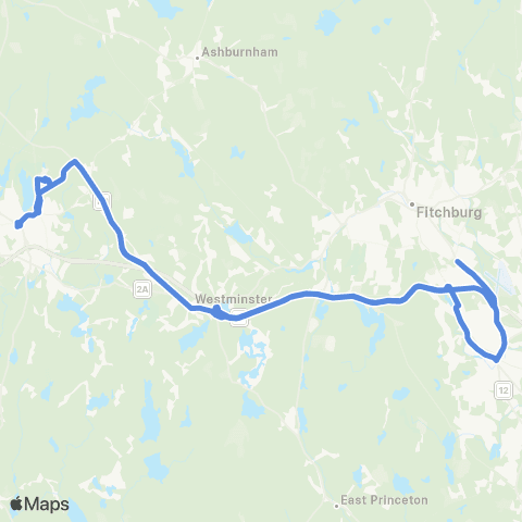 MART Intercity / MWCC map