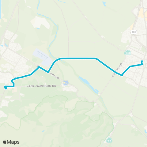 Monterey-Salinas Transit Salinas - CSUMB map