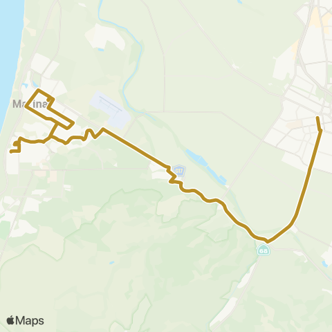 Monterey-Salinas Transit Salinas - VA Dod Clinic map