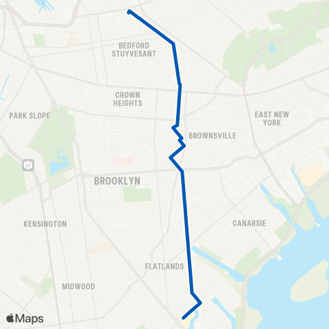 MTA Brooklyn Kings Plaza - Bedford-Stuyvesant map