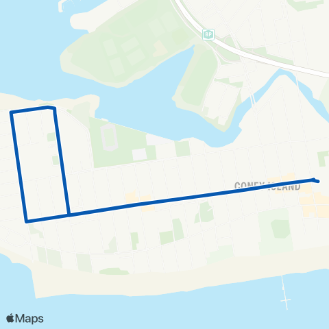 MTA Brooklyn Sea Gate - Stillwell Av map