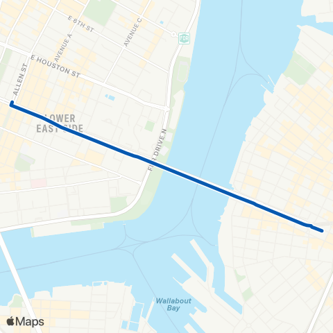 MTA Brooklyn Williamsburg Bridge Plaza - Lower E Side map