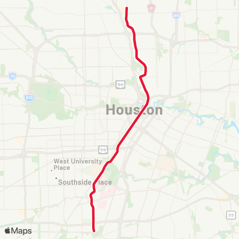 METRO Metrorail Red Line map