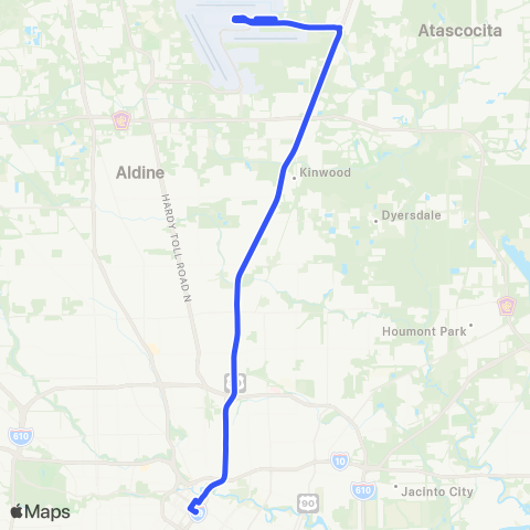 METRO Downtown Direct map