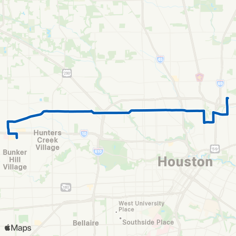 METRO Long Point / Cavalcade map