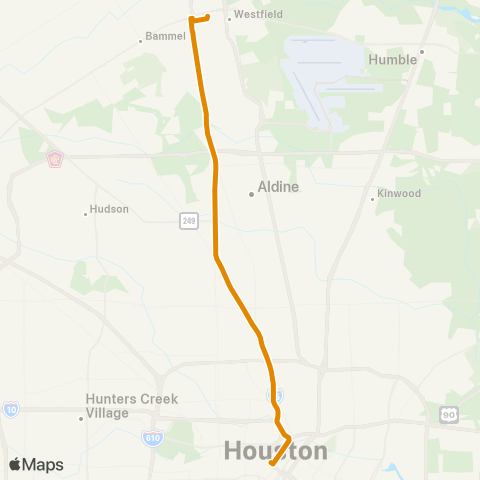 Park & Ride Spring P&R map