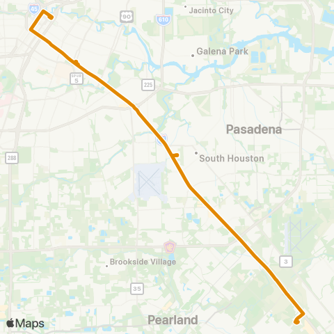 Park & Ride Monroe / El Dorado P&R map