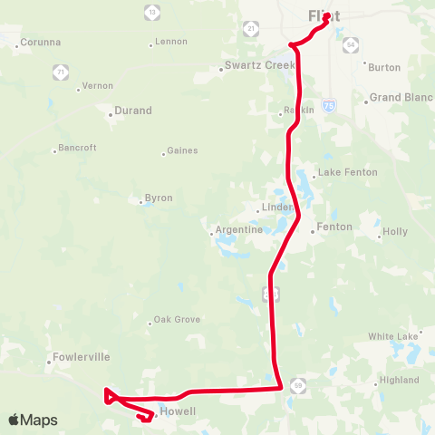MTA Flint Howell map