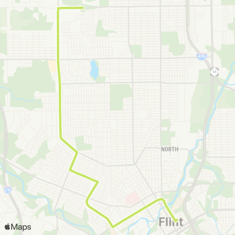 MTA Flint Civic Park map