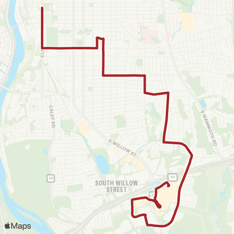 MTA Valley St / Mall of NH map