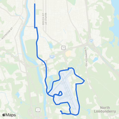 MTA Brown Ave / Airport map