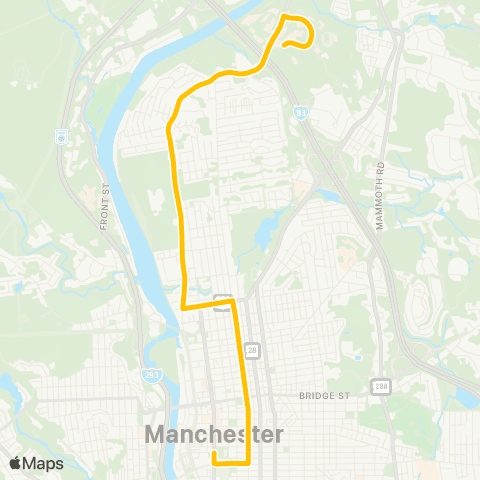 MTA River Rd / SNHU map