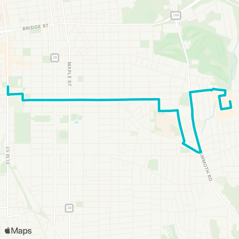 MTA Elliot Hospital / East Side Plaza map