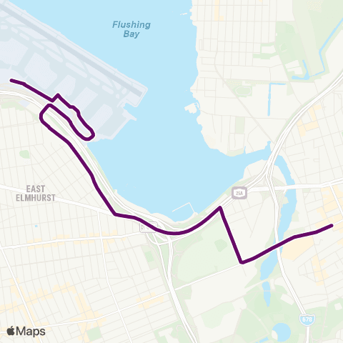 MTA Queens Flushing - LaGuardia Airport map