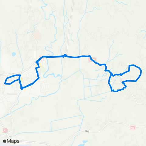 Martinique Transport - Zone Centre Bellevue Rivière Caleçon Petit Manoir map