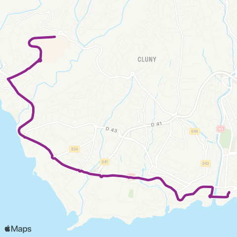 Martinique Transport - Zone Centre Campus Pointe Simon map