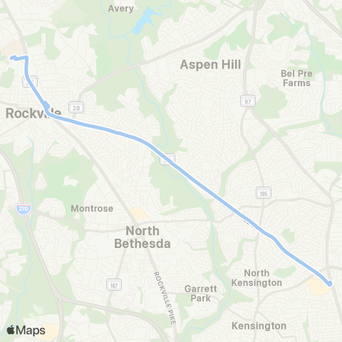 Ride On Wheaton-Mont.College map