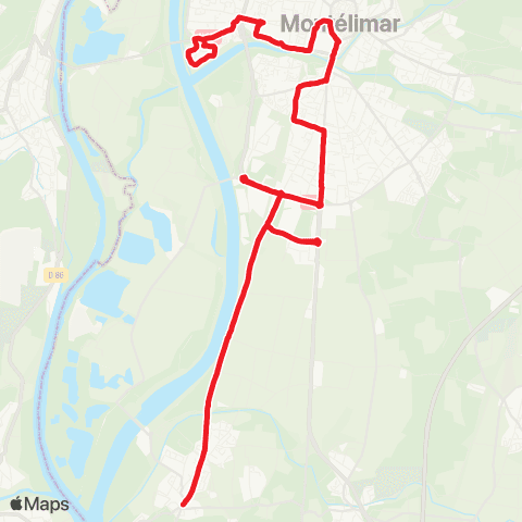 Montélibus Pracomtal - Portes de Provence / Châteauneuf map