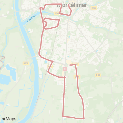 Montélibus De Gaulle - le Roure map