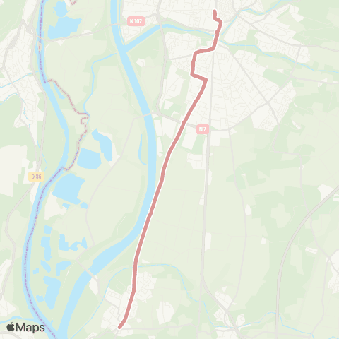 Montélibus De Gaulle - Châteauneuf map