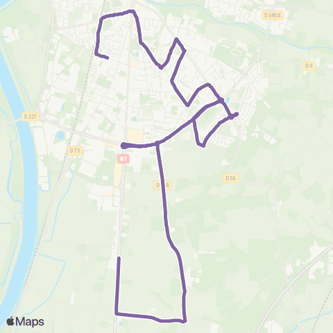 Montélibus Monod - le Roure map