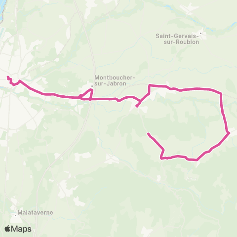 Montélibus Gare de Montélimar - Portes en V. map