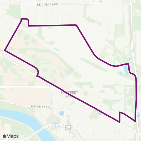 Metro Transit Westgate Sta-Elm St-Kasota Av-SE Mpls Indust map